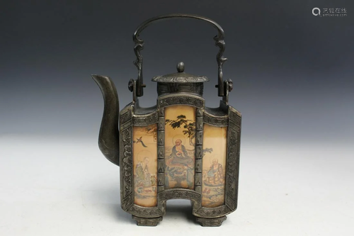 Chinese Metal Teapot