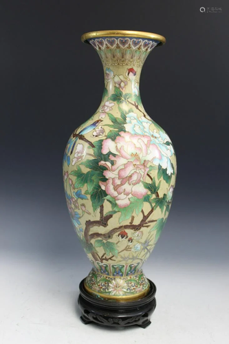 Chinese Cloisonne Vase