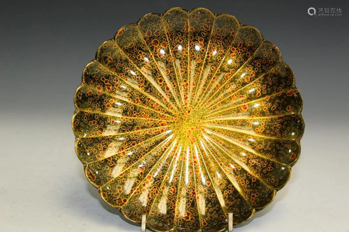 Chinese Lacquer Dish