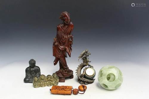 6 Pieces of Asian Decorative Items