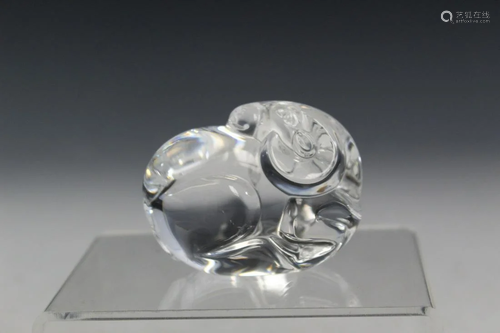 Steuben Glass Ram