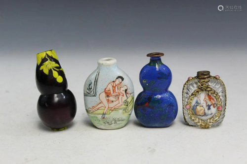 Four Snuff Bottles