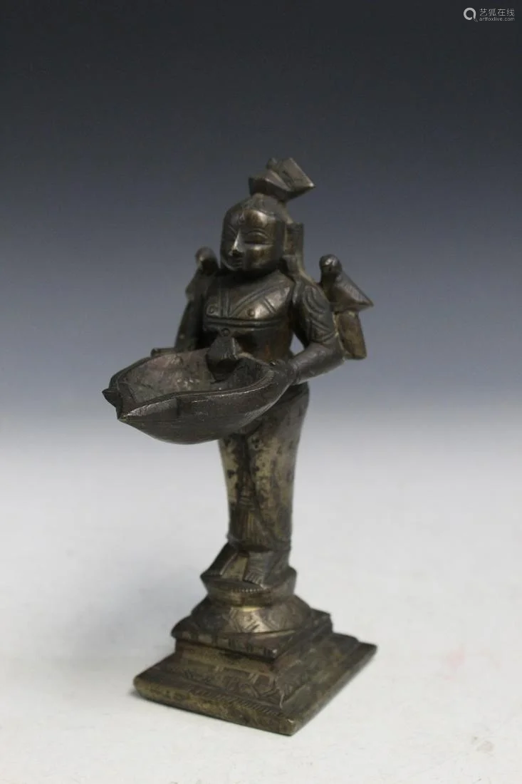 Indian Bronze Oil Lamp Deal Price Picture