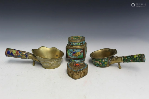 Chinese Enamel Items