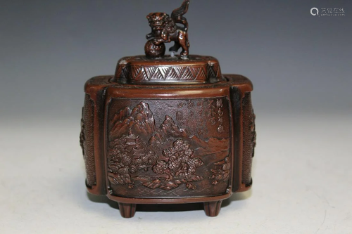 Japanese Bronze Incense Burner