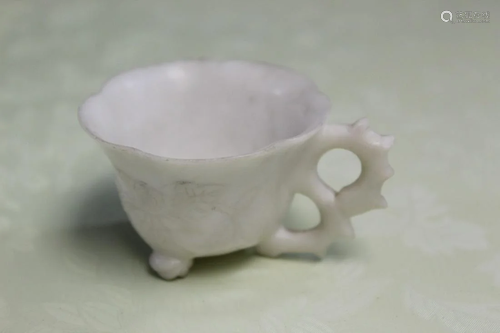 Chinese White Hardstone Cup