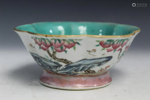 Chinese Famille Rose Porcelain Bowl