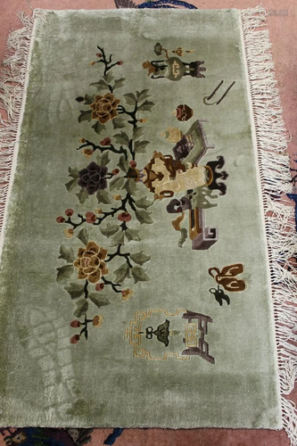 Chinese silk rug