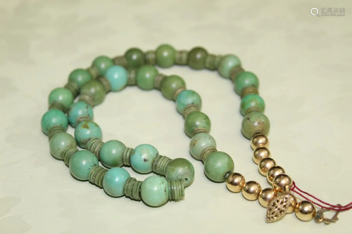 Turquoise Beads Necklace