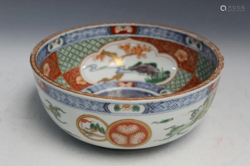 Japanese Imari Porcelain Bowl