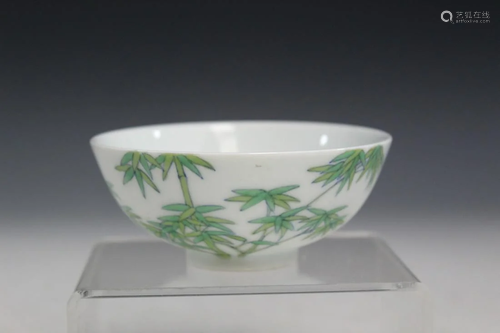 Chinese Doucai Porcelain Bowl.