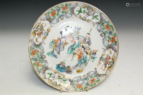 Chinese Famille Rose Porcelain Dish