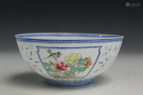 Chinese Egg-shell Porcelain Bowl