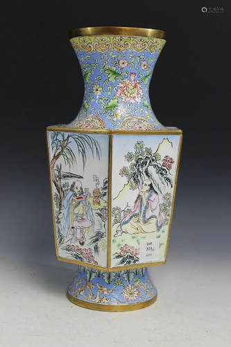 Chinese Enameled Vase