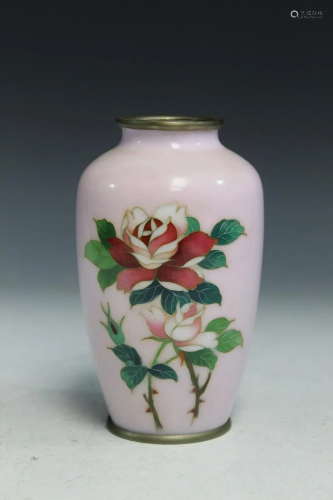 Japanese Cloisonne Vase.