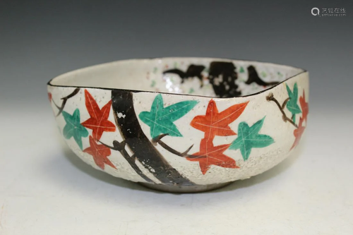 Old Japanese Pottery Bowl.