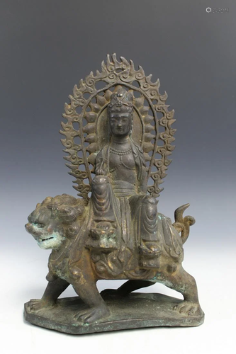 Chinese Bronze Buddha Statue