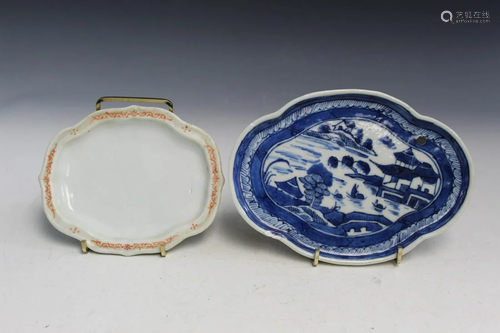 Two Chinese Porcelain Dishes