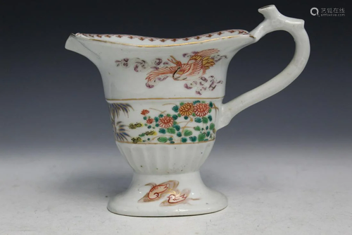 Chinese Export Porcelain Creamer.