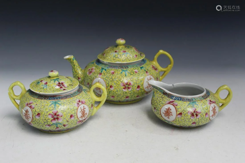 Group of Three Chinese Porcelains