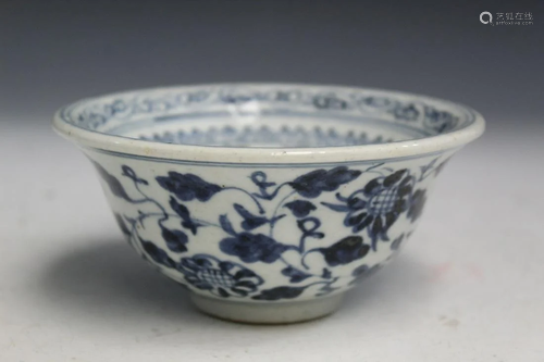 Chinese Blue and White Porcelain Warmer Dish