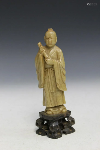 Chinese Carved Soapstone Figurine