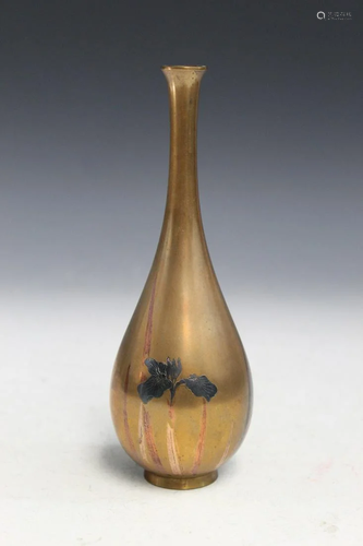 Japanese Bronze Vase