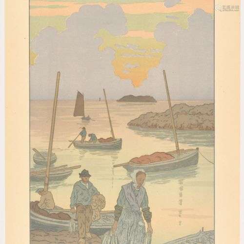 HENRI RIVIERE (1864-1951) Le Crépuscule, 1902 Planche n°12 (...