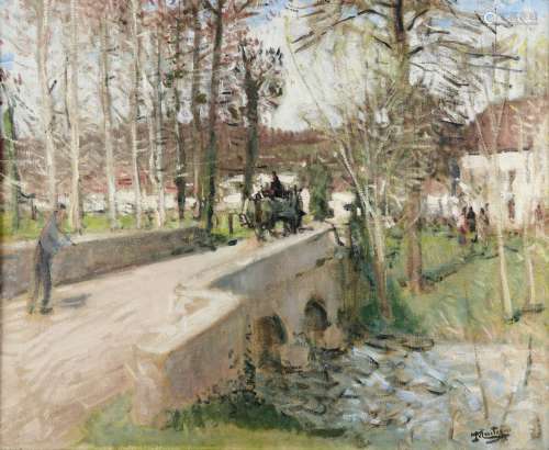 PIERRE EUGÈNE MONTEZIN (1874-1946) Pont des Osmaux près de D...