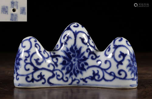 BLUE&WHITE GLAZE BRUSH HOLDER