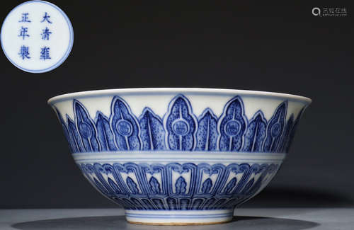 BLUE&WHITE GLAZE BOWL