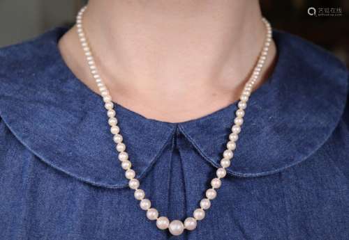 Collier de perles.