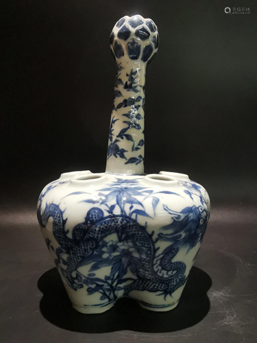 Qing dynasty five tube bottle