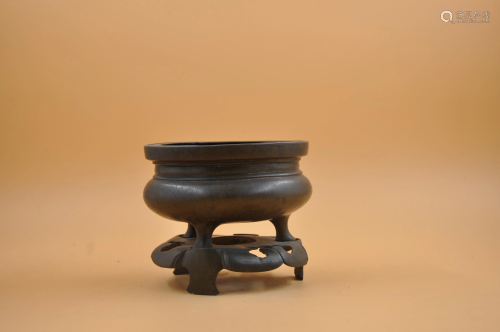 Qing dynasty incense burner