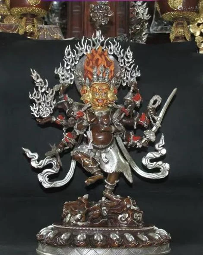 Tibetan Buddhism Nepal Boutique Tantra 3 heads 10 arms