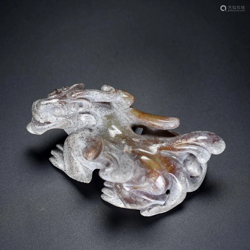 The fine quality Hetian jade, the material is Hetian