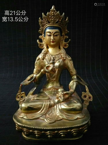 gilt bronzeã€Vajrasattvaã€‘One, this bo…