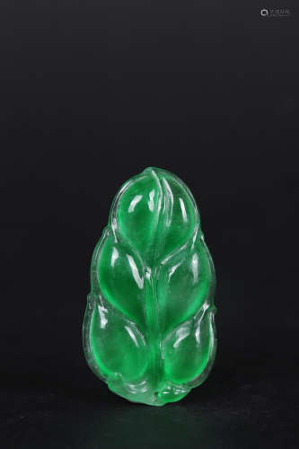 Chinese Hard Jade Pendant