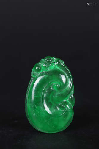Chinese Hard Jade Pendant