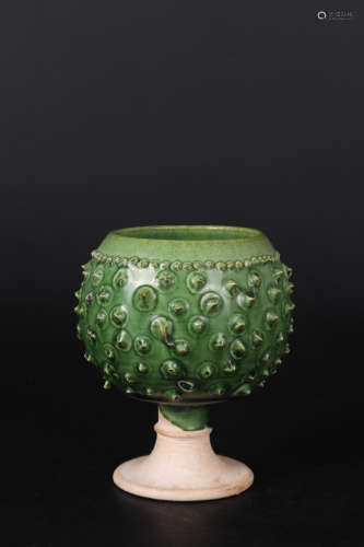 Chinese Green Glazed Porcelain Ornaments