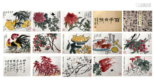 Chinese Painting Of Flowers - Qi Baishi