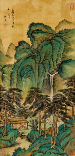 Chinese Painting Of Figure And Landscape - Shen Zhou