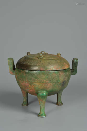 Chinese Bronze Tripod Furnace