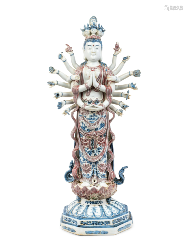 A Japanese Porcelain Guanyin