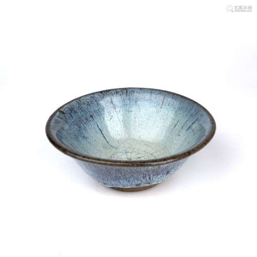 Junyao bowl Chinese, 13th/14th Century decorated with a stre...