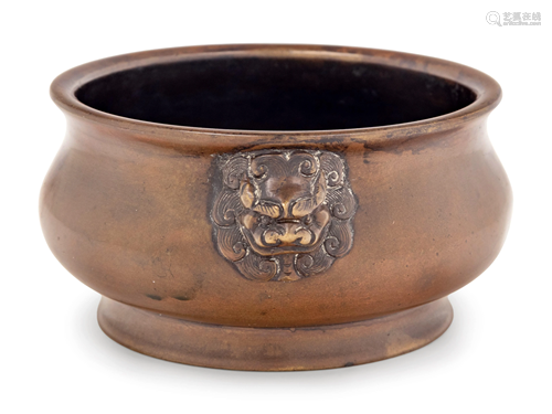 A Chinese Bronze Incense Burner