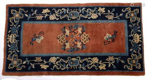 Peking runner Chinese decorated to the centre with butterfli...