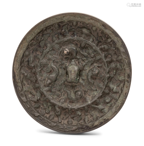 A Chinese Bronze Circular