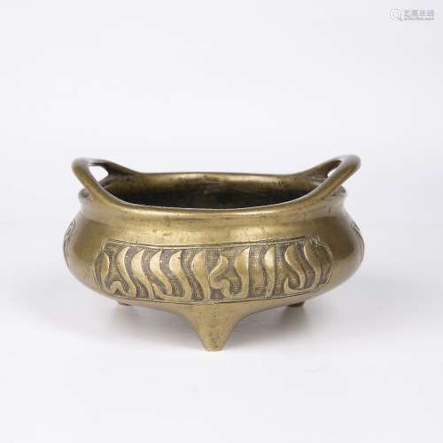 Bronze incense burner Chinese, 18th/19th Century made for th...