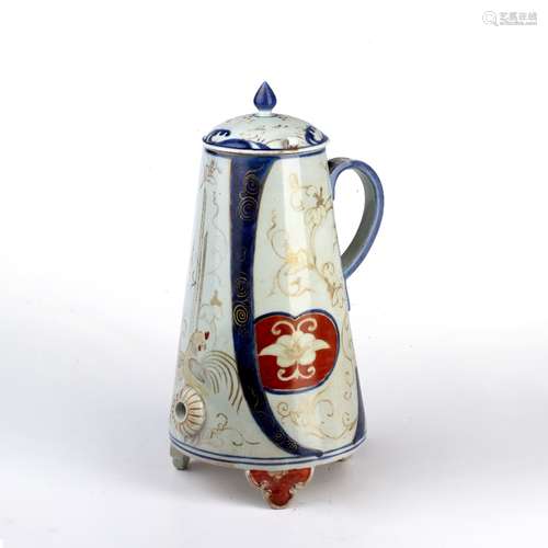 Ko-imari tri-footed water decanter Japanese, 17th Century wi...